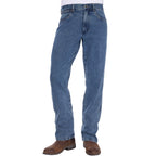 Wrangler Mens Regular Straight Leg Jeans (XLR1201032) Original Stone
