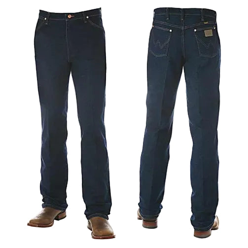 Wrangler Mens Western Bootcut Stretch Jeans (947STR) Navy