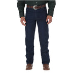 Wrangler Mens Western Bootcut Stretch Jeans (947STR) Navy Front