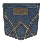 Wrangler Womens Retro Mid Rise Bootcut Jeans Mae (09MWZDW34) Indigo