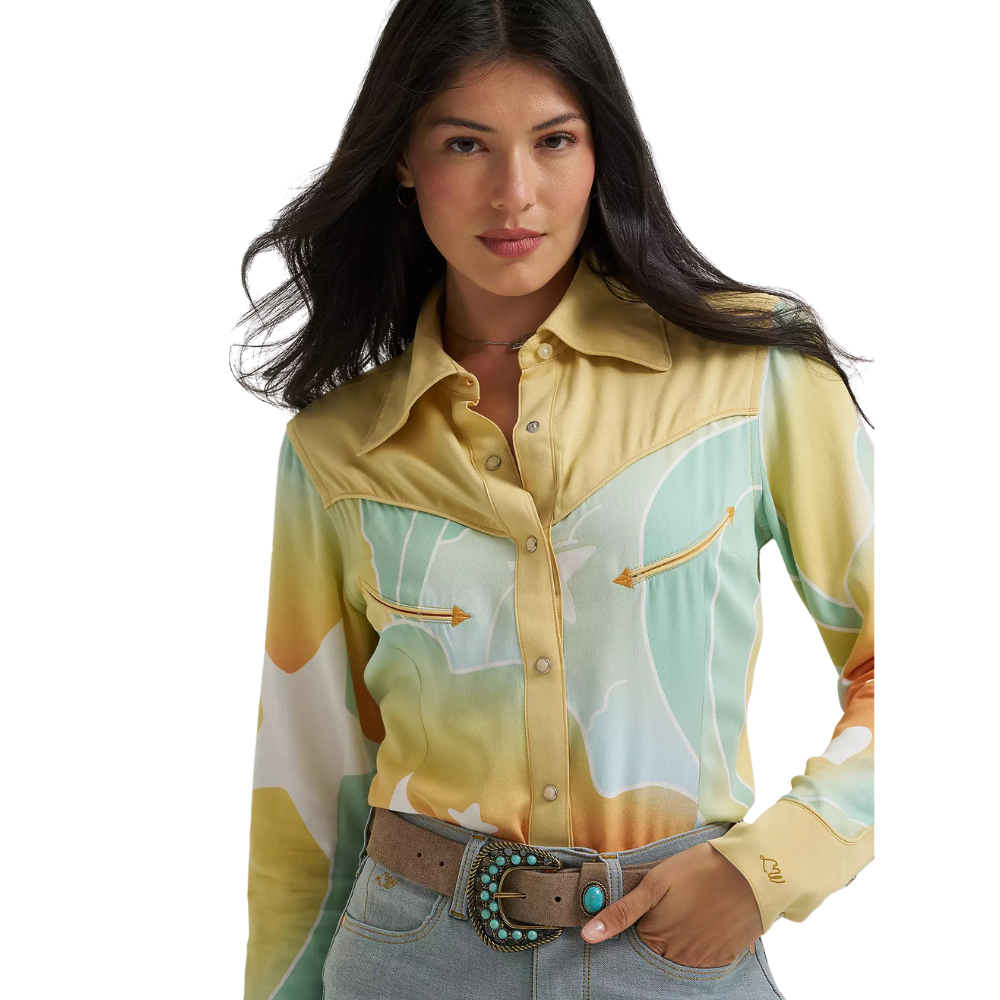 Wrangler x Lainey Wilson Womens Rainbow Lainey L/S Snap Shirt (112382833) Rainbow