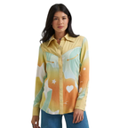 Wrangler x Lainey Wilson Womens Rainbow Lainey L/S Snap Shirt (112382833) Rainbow