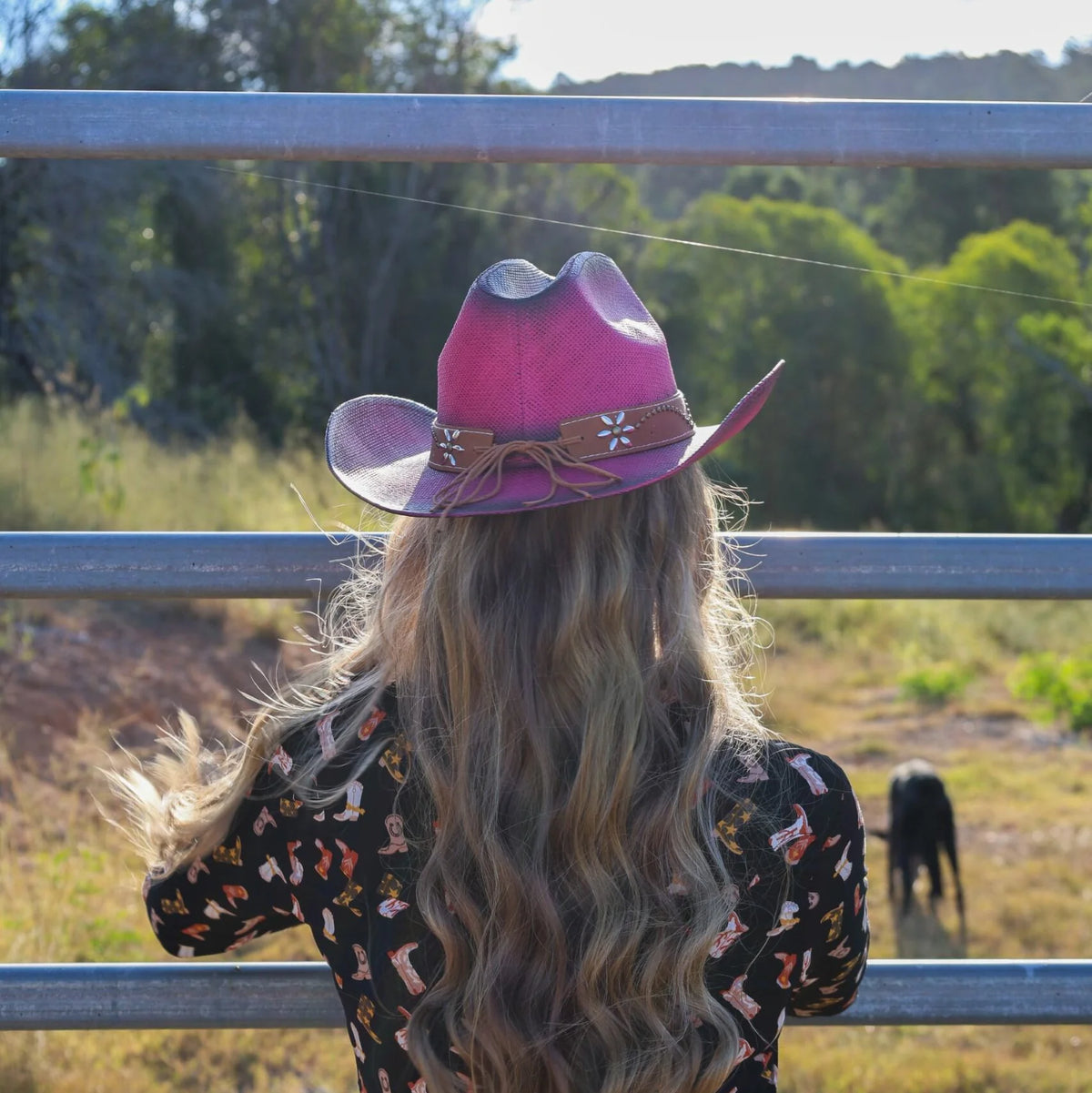 Just Country Womens Cowboy Hat (LU392FUC) Fuchsia