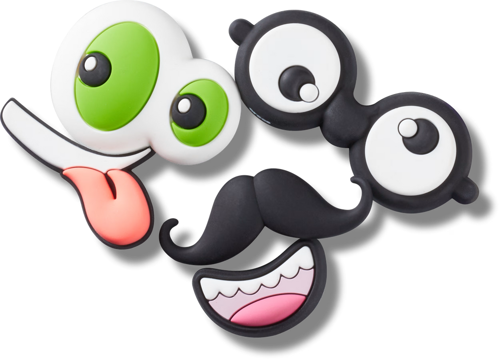Crocs Build Your Own Faces 5 Pack Jibbitz (10015578) Multi OSFA