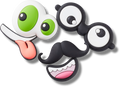 Crocs Build Your Own Faces 5 Pack Jibbitz (10015578) Multi OSFA