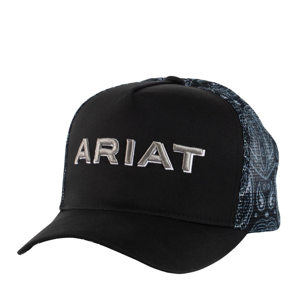 Ariat Paisley Trucker Cap (AC2219) Black