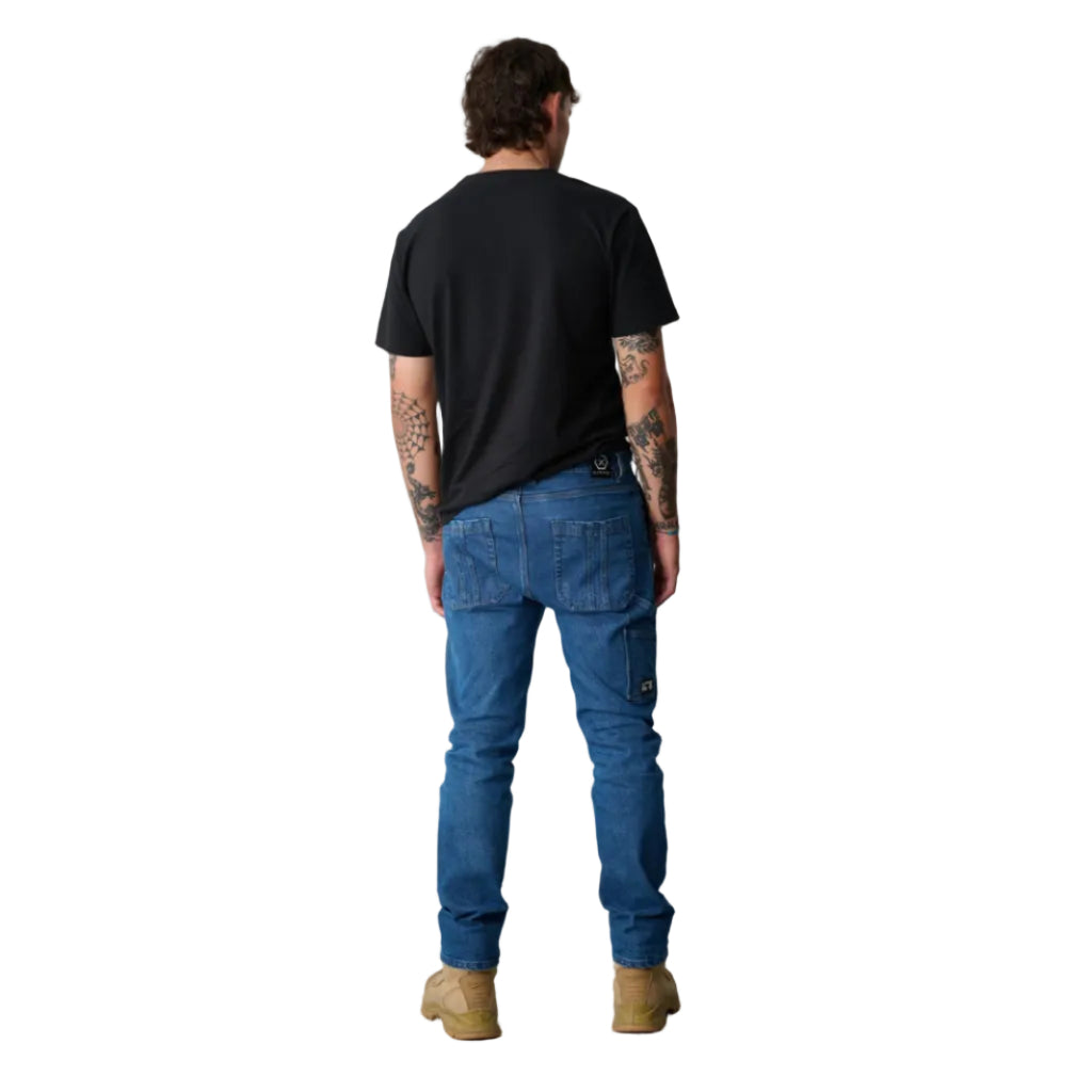 x/dmg Mens Denim Work Pants (x01/DENIM) 90's Blue [GD]