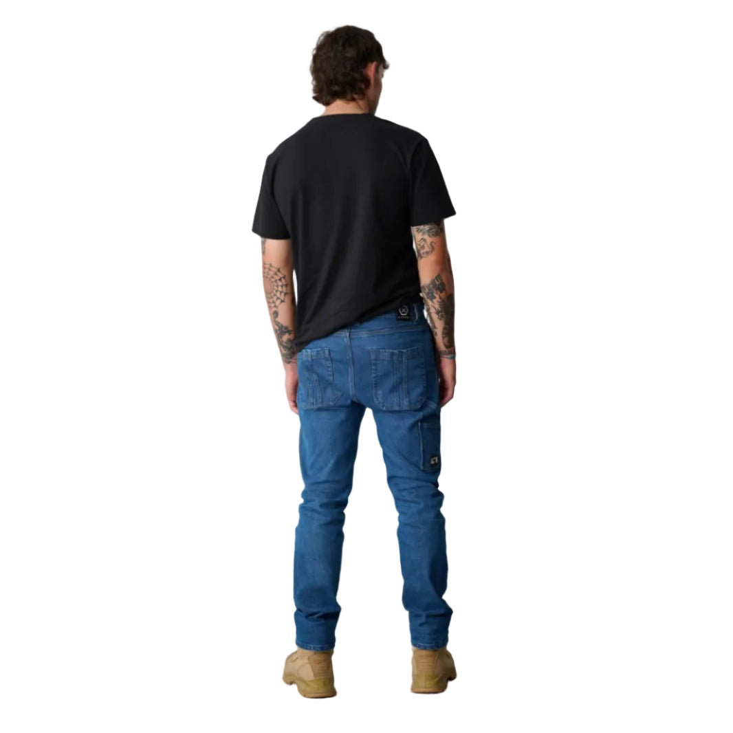 x/dmg Mens Denim Work Pants (x01/DENIM) 90's Blue [GD]