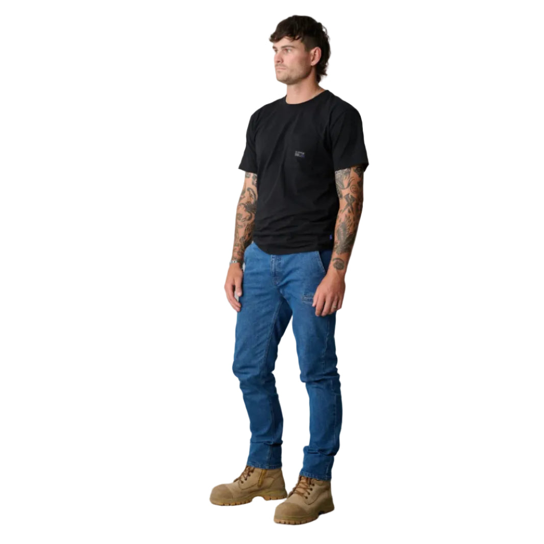x/dmg Mens Denim Work Pants (x01/DENIM) 90's Blue [GD]