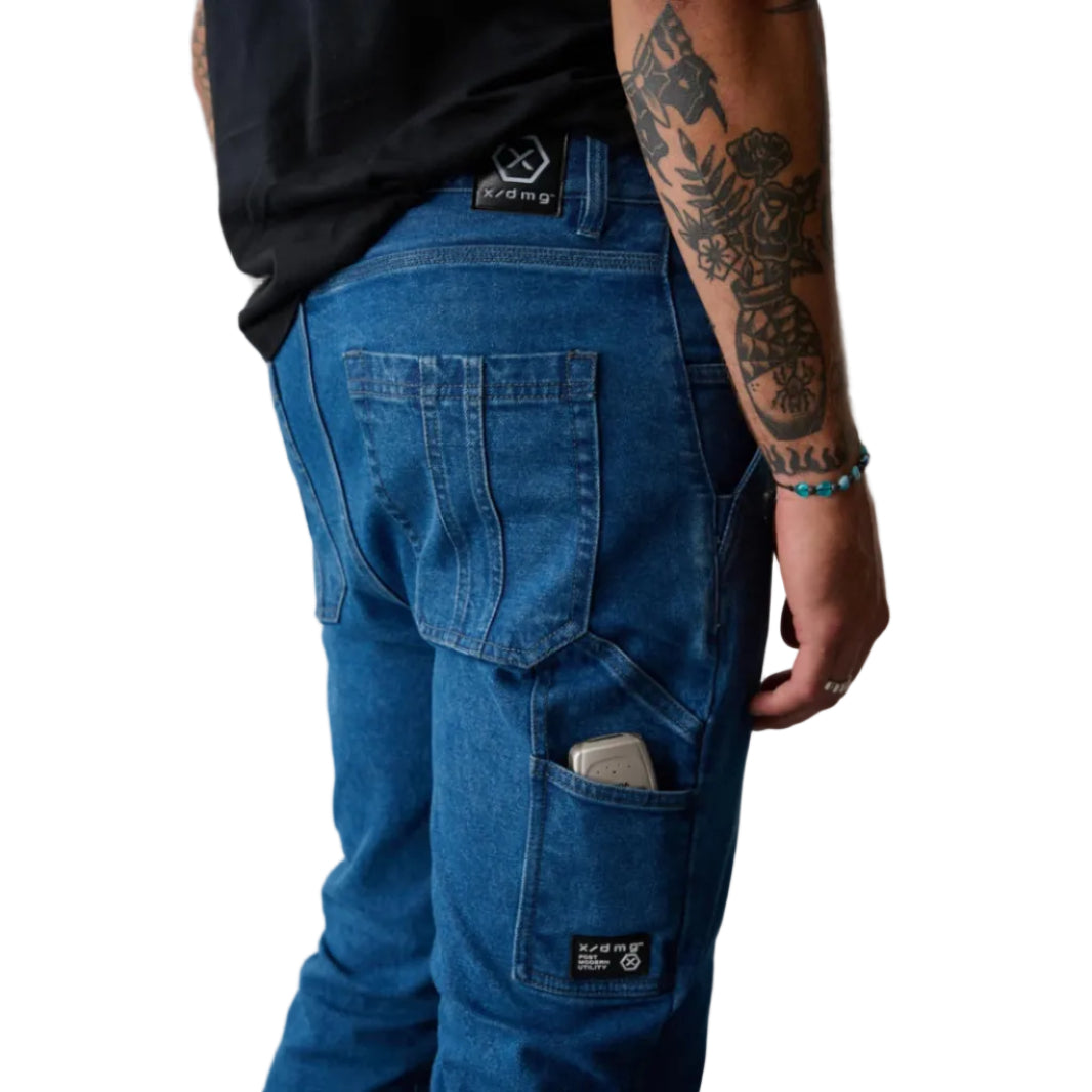 x/dmg Mens Denim Work Pants (x01/DENIM) 90's Blue [GD]