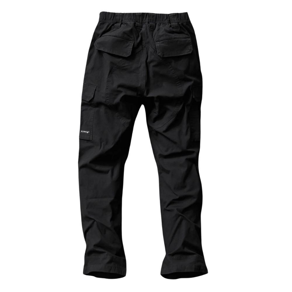 x/dmg Mens UP-2/Elastic Waistbaind Cargo Work Pants (XU02506024) Black